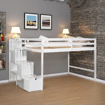 BED WITH 4 DRAWERS Single Metal Bunk Bed Hostel Bunk Bed For School Apartment From Vietnam High Quality