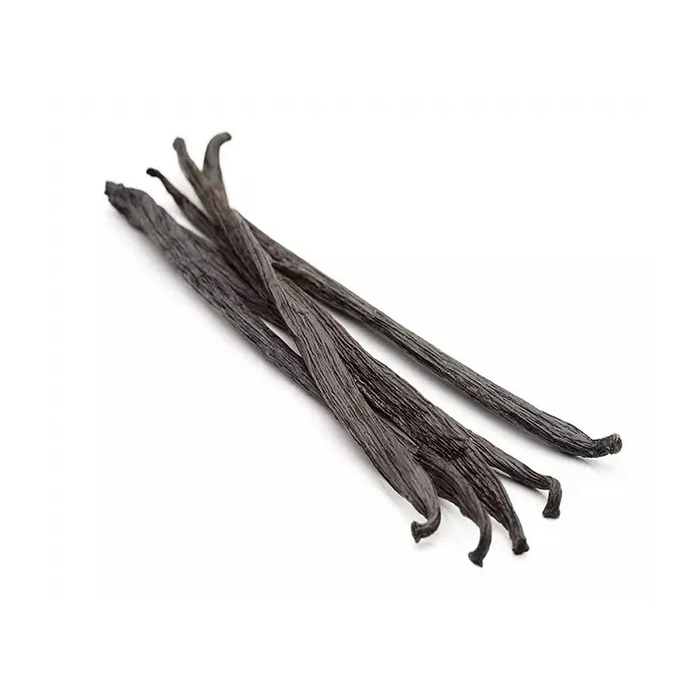 Best Quality Vanilla Beans 17cm Up Brown Dark Origin
