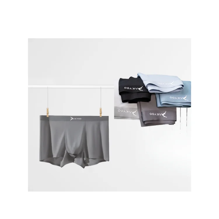 Men Underwear Boxer Good Quality Anti-Bacterial For Male Akyoo Brand Customized Packaging Vietnam Manufacturer