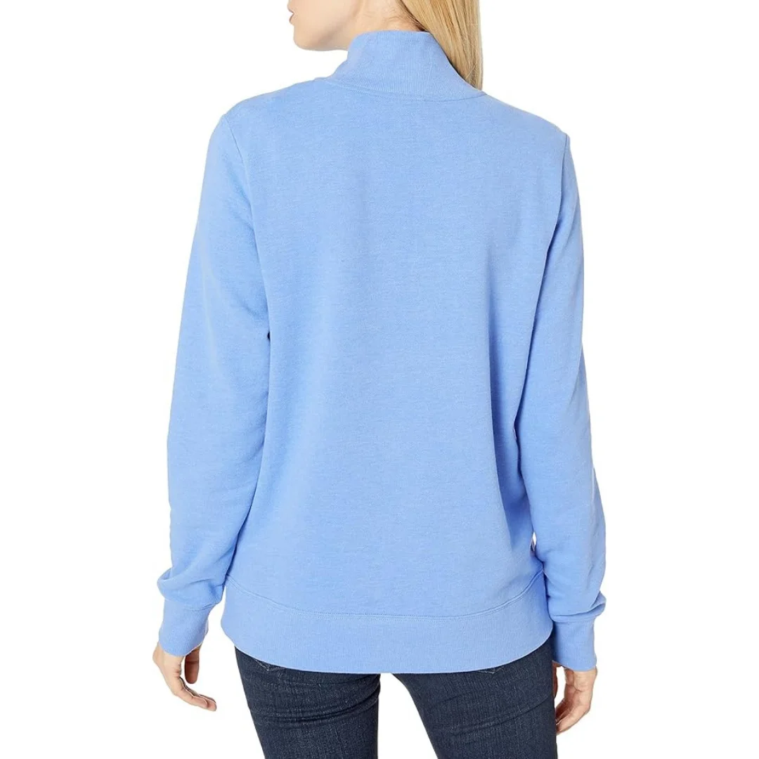 Men Front Pocket Quarter Zip Long Sleeve Pullover Sweatshirt Custom Logo Design High Quality Half Zipper Sweatshirts