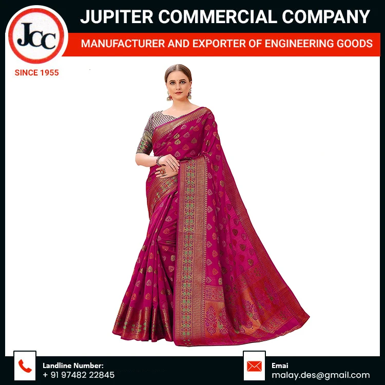 Buy Fancy Organza Fabric Saree of Best Quality From Indian Manufacturer