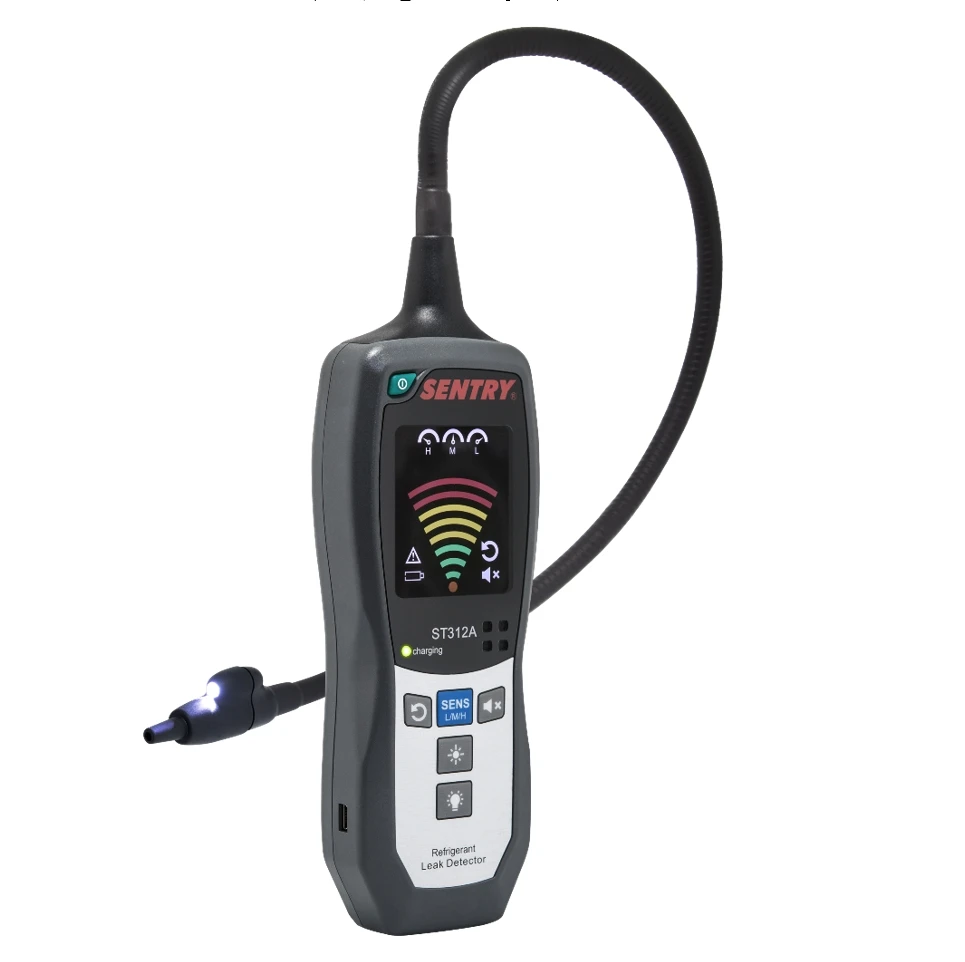 Refrigerant Leak Detector with color LCD Display