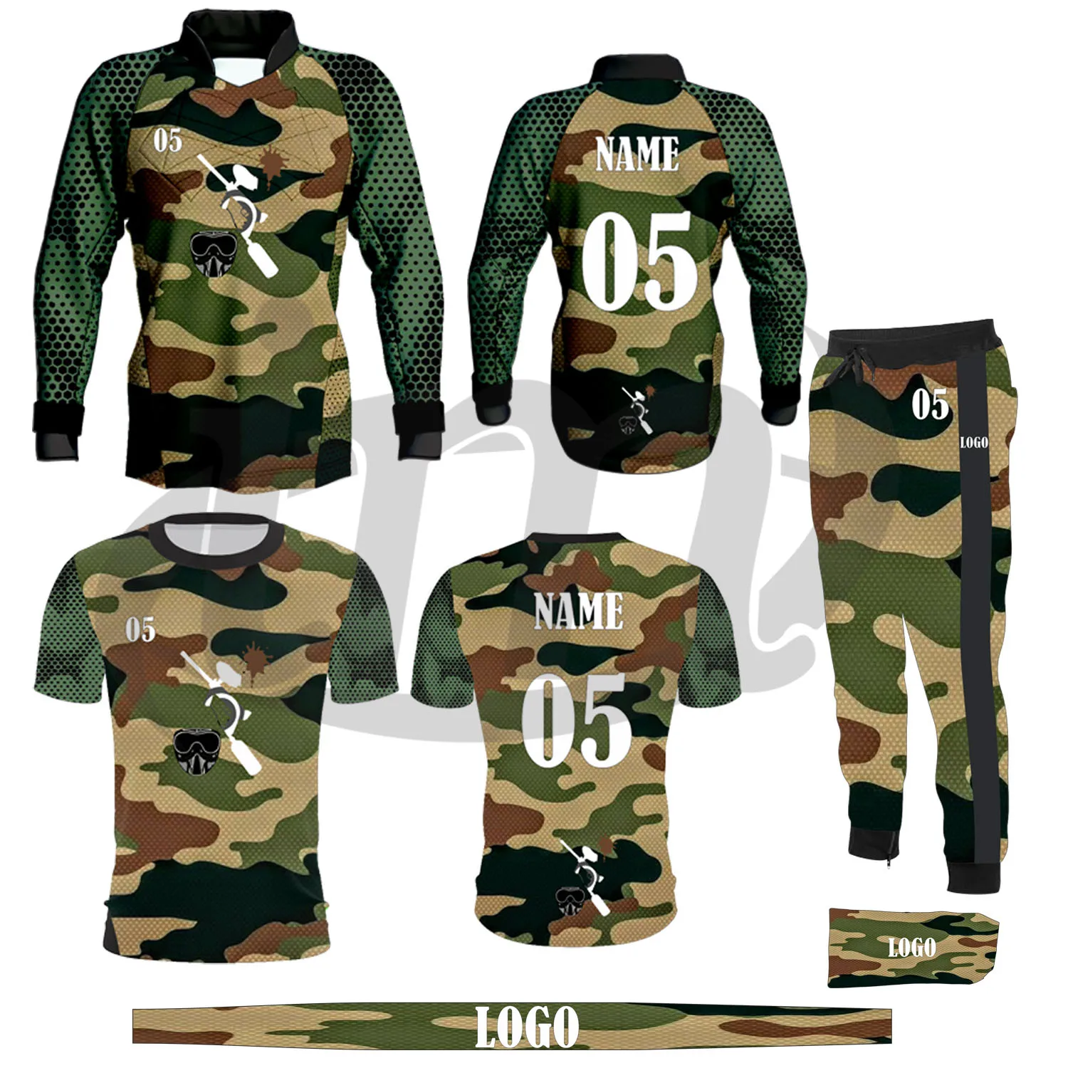 2024 Buy New Manufacturing Combining Trending Quality Cheap Rates With Fully Customization Deal On Sublimated Men Paintball Set