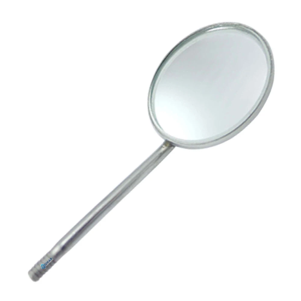 Стоматологическое зеркало #4 увеличительное оптом зеркала для осмотра полости рта чистящие и наполняющие зубы естественное стекло