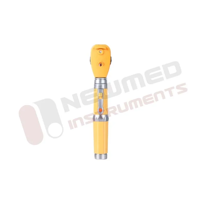 Светодиодный профессиональный медицинский набор для ухода за глазами с 5 различными апертурами портативный прямой офтальмоскоп