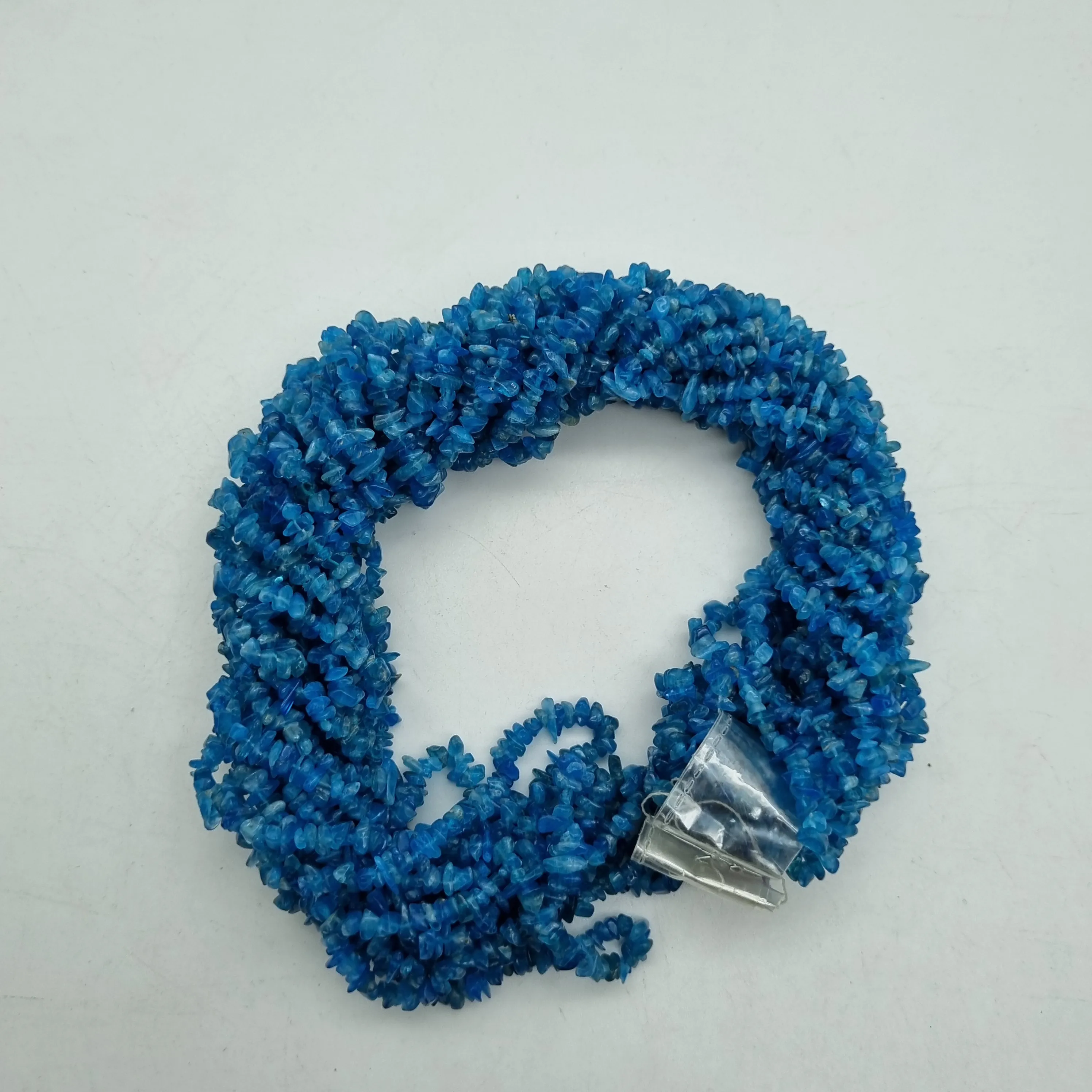 Natural Neon Blue Apatite Uncut Chips High quality In Factory Price Direct By Manufacturer For Jewelry Making