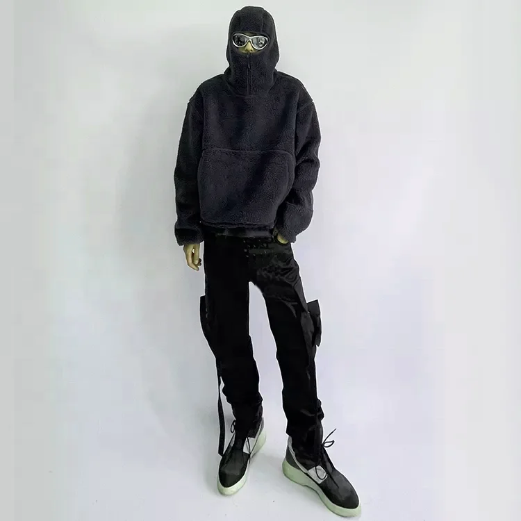 Designer New Fashion Style Custom Ninja Hoodie Ultra Soft Warm Winter Sherpa Hoodie Men Cotton Fleece Hoodie