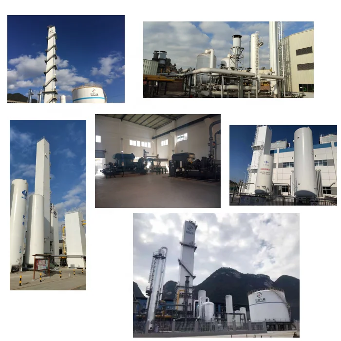 oxygen plant 100tpd high purity 99.6% with liquid nitrogen for sale