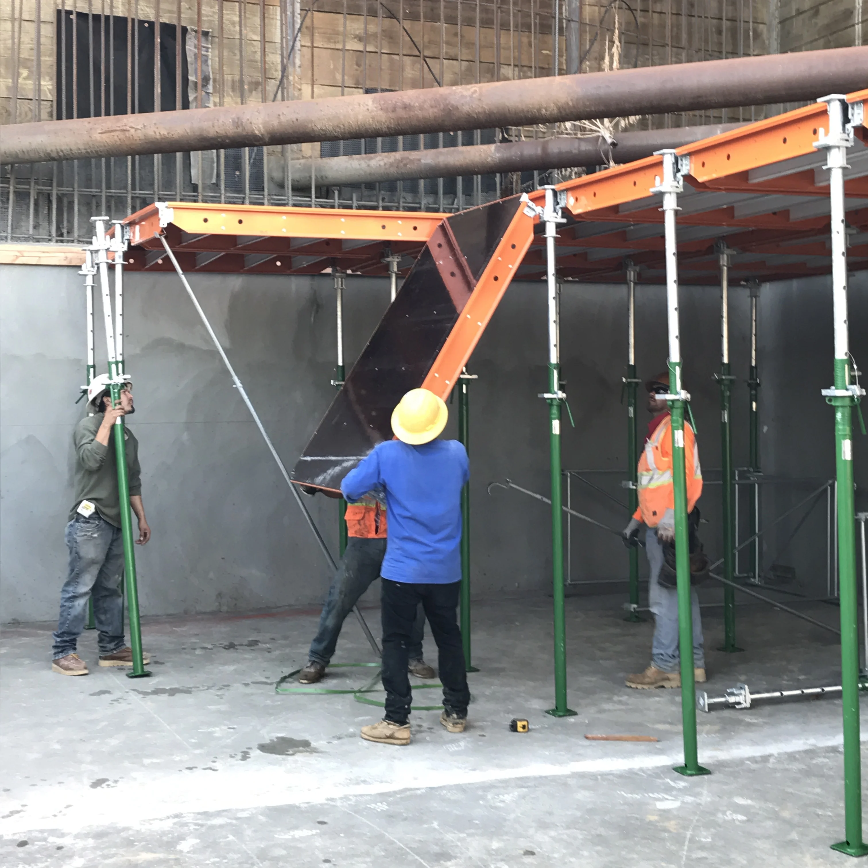 construction products building concrete steel  formwork system mold materials concrete forms GREEN  plastic aluminium FORMWORK