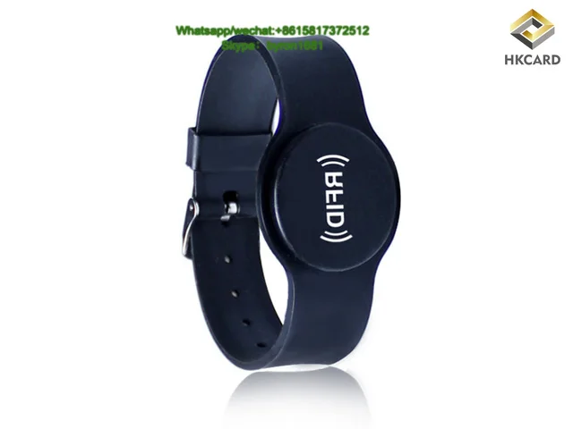 Factory Price Waterproof Passive Writable NFC Bracelet RFID Silicone Wristband