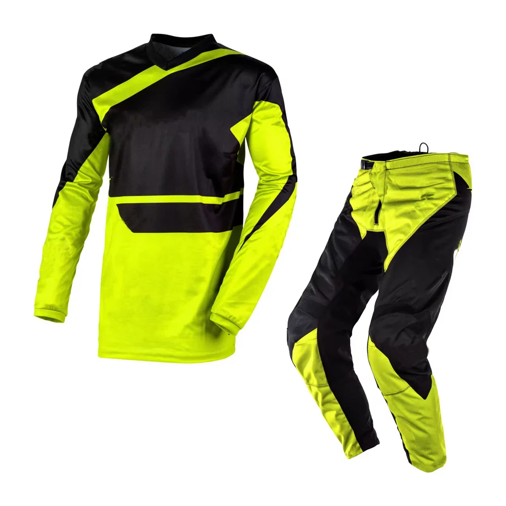 Custom Motocross Gear Set for Men MX Jersey and Pants for ATV BMX MTB Dirt Bike MX Suite 2024