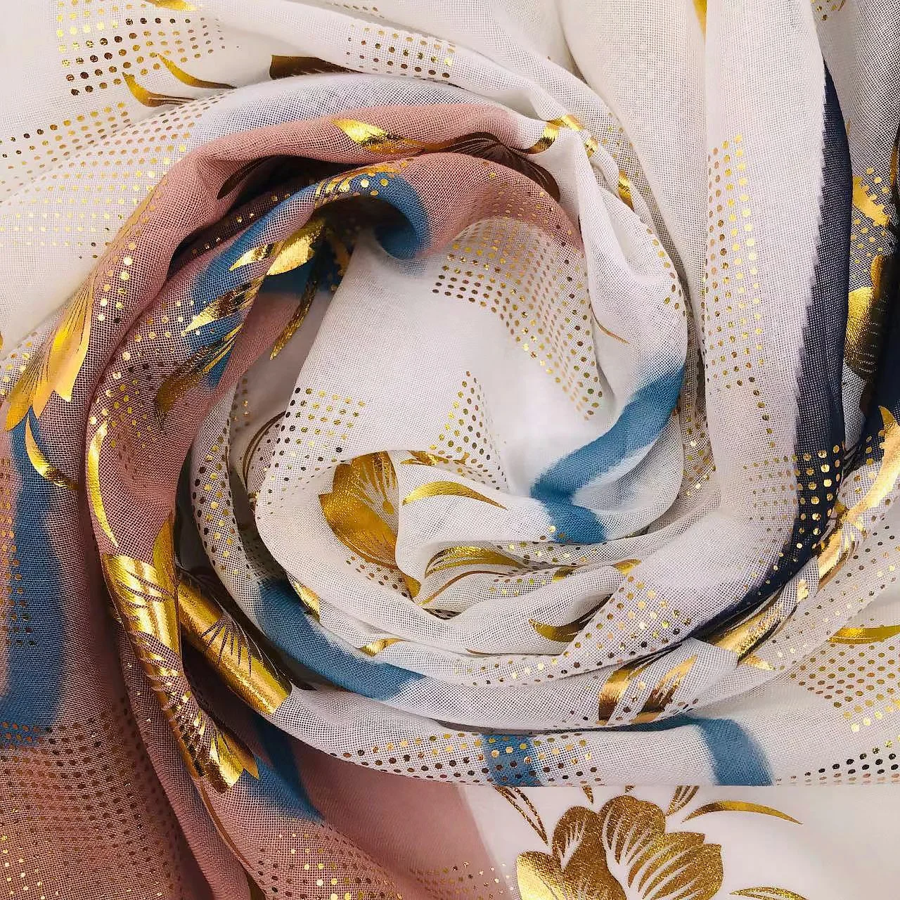 Hot stamping sudanese voile fabric custom fabric printing dresses women African fabrics