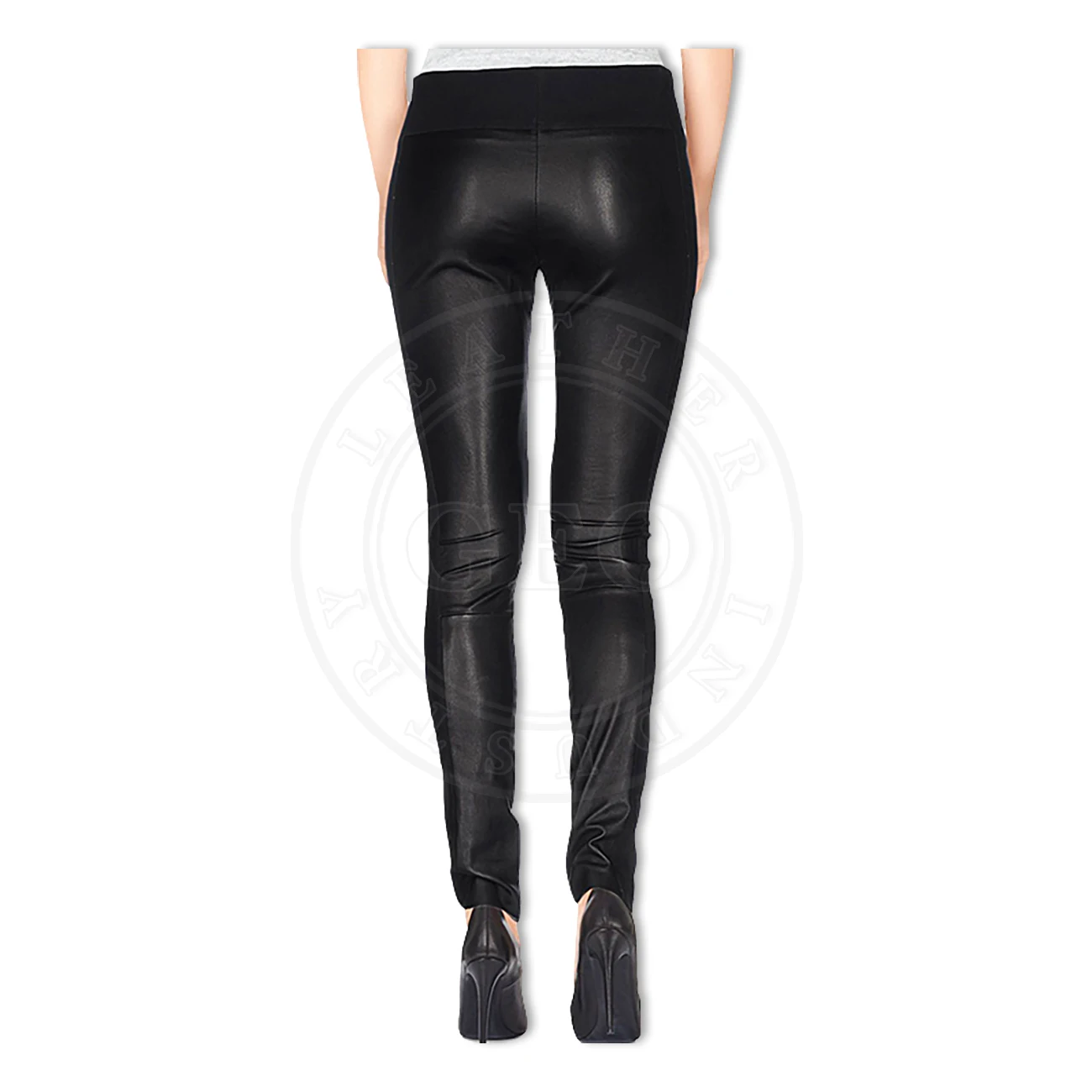 Fashion Season Women Fashion Leather Pants
