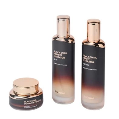 skin care set with 3 Quality Guaranteed Korean Anti-Aging Eshumi Black Snail Perfect anti aging Skin Care line Set