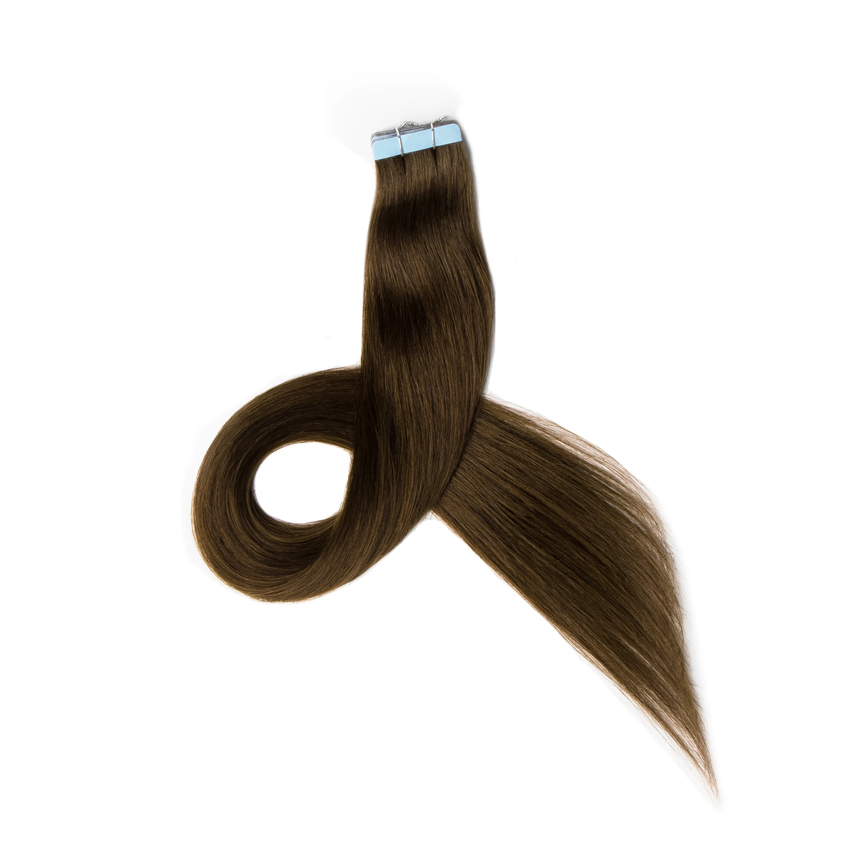 22 inches Mini Tape In Real Human Hair Extensions Skin Weft Cuticle Aligned Raw Virgin tape Hair Extensions 20pcs 50g Per  Pack