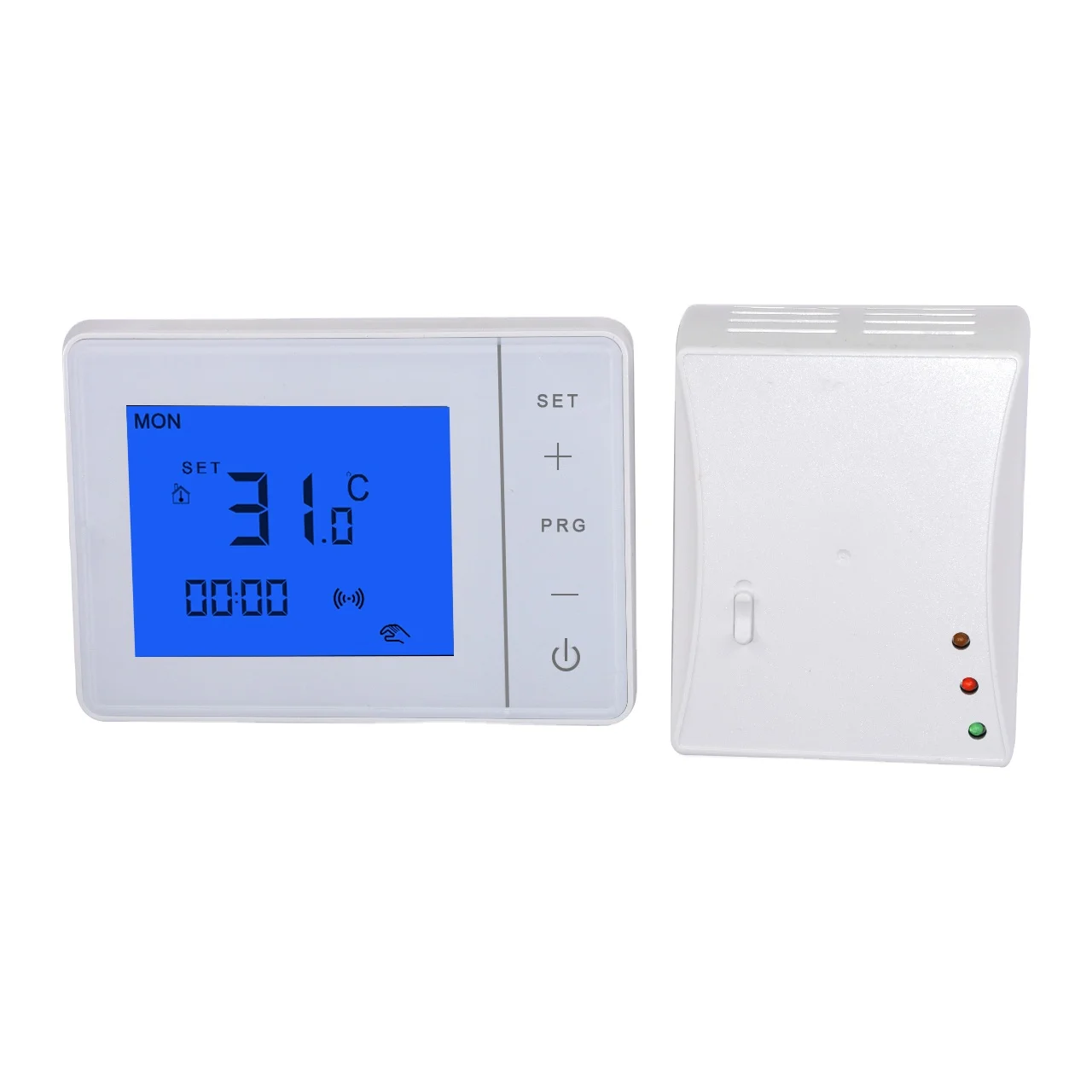Tuya WIFI Wireless programmable underfloor heating thermostat with RF receiver for gas boiler