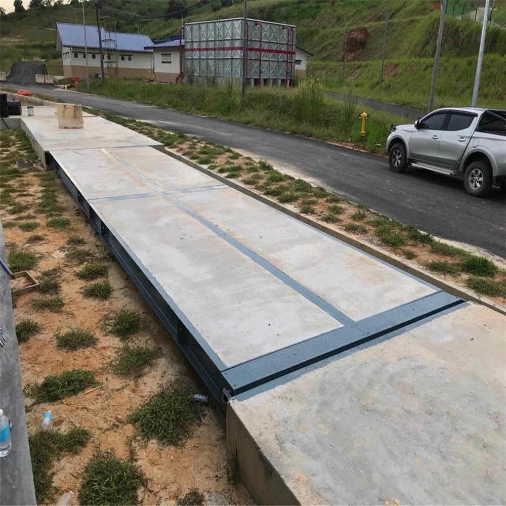 Zonjli Concrete Weighbridge Truck Weight Scale