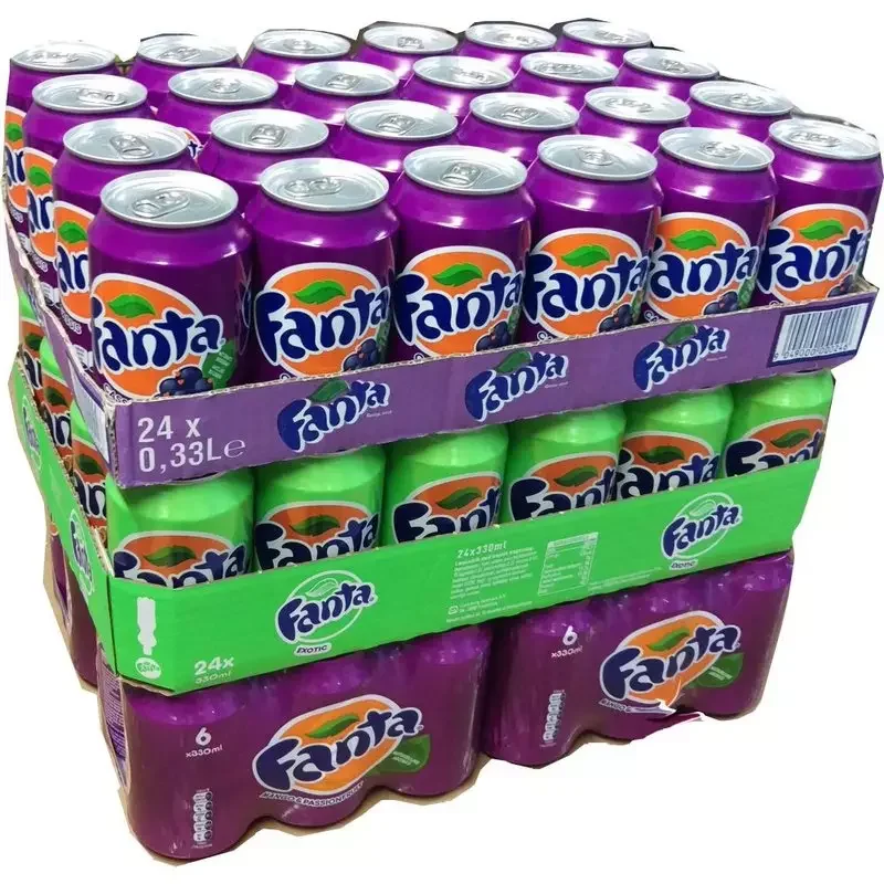 Fanta Exotic 330ml / Soft Drink (Slim) Hot Product Fruity Fruit Soda for Sale