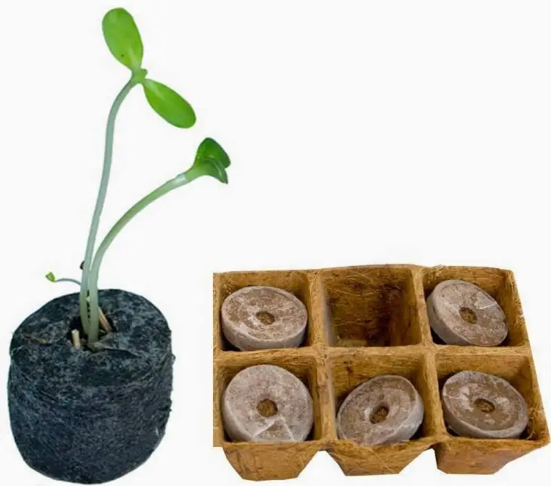 Wholesale Coco Peat Pellet For Growing Plants Coco Coir Pellet Fiber Soil For Planting Coconut Coir Seed For Gardening
