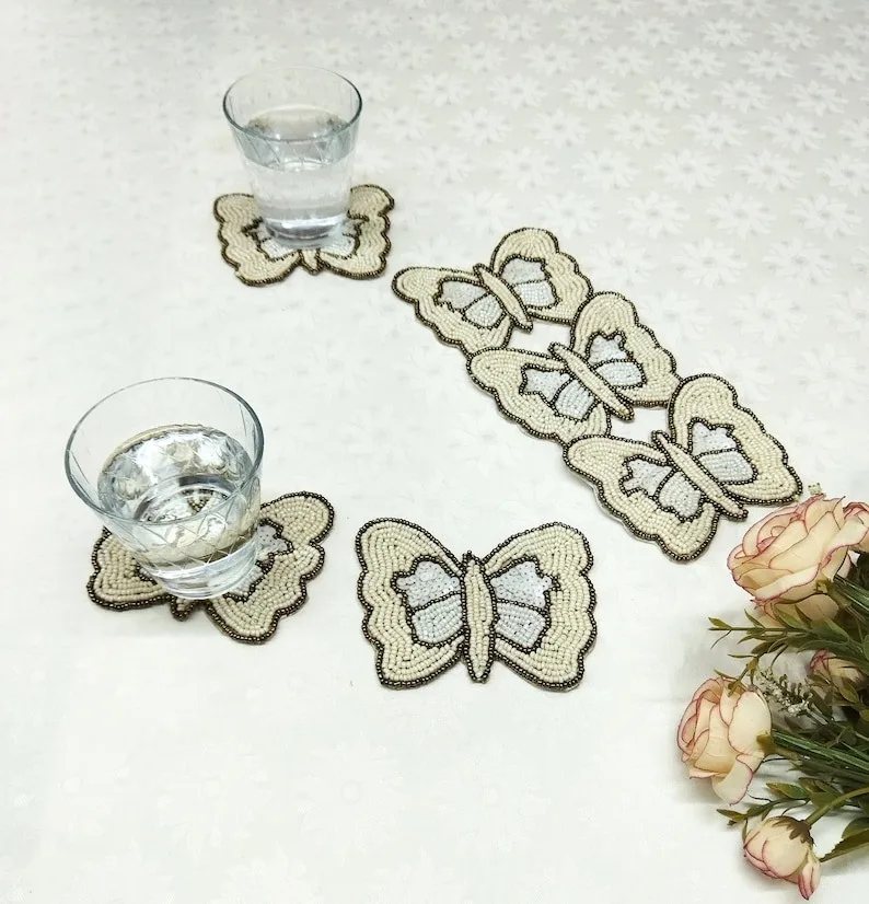 2024 GLASS BEADS COASTER Bulk orgonite Pyramid with Gomti Chakra Beads Copper Vastu Plate for Sale