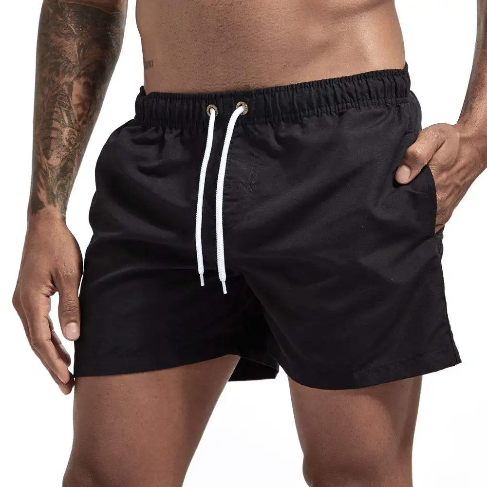 QYOURECLO High Quality OEM Mens Waterproof Board Shorts Blank Swim Trunks