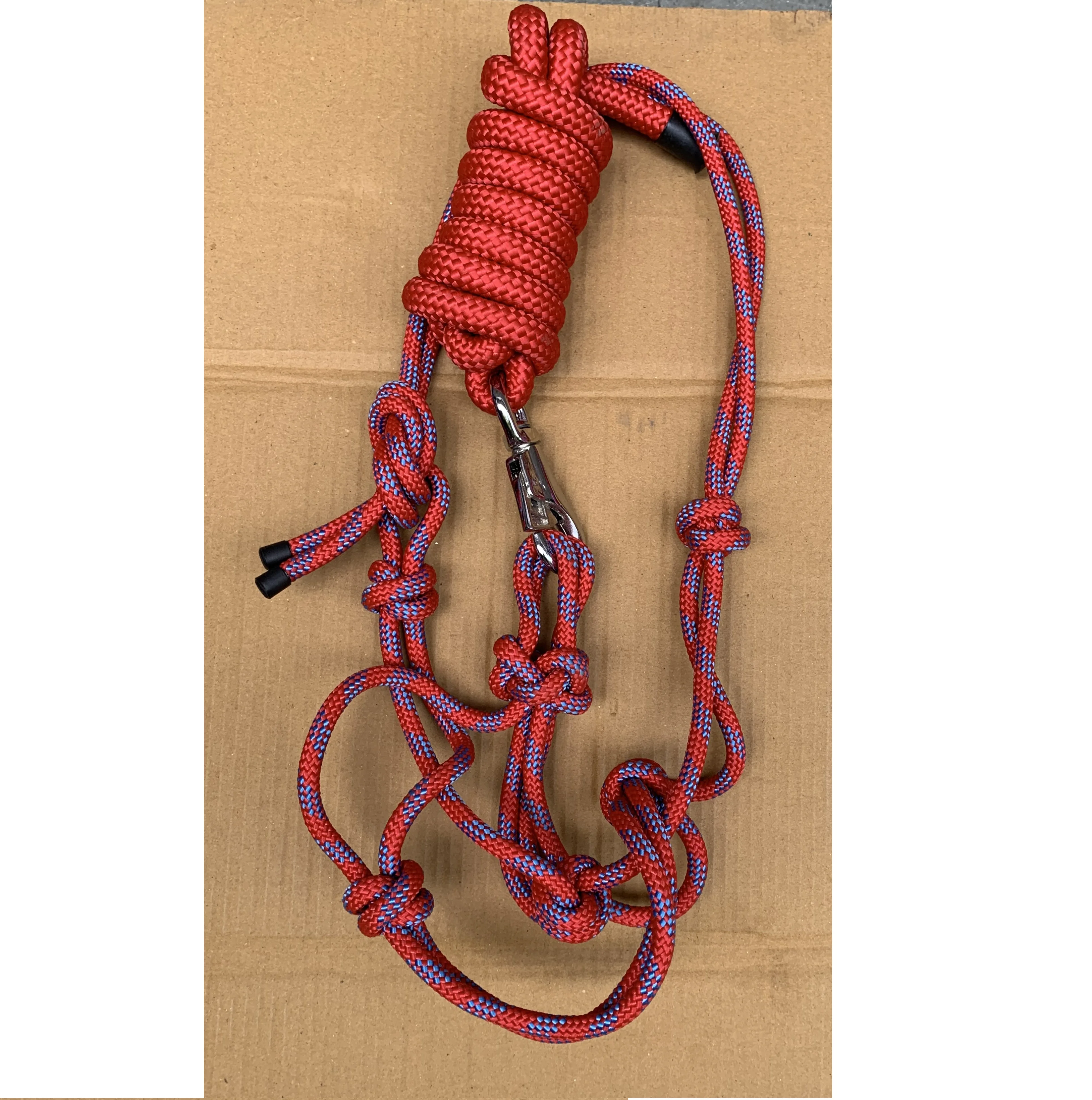 Best Quality PP Horse Riding/Training Lead Rope and Halter Set In Different Color Size Thickness With Strong Clip
