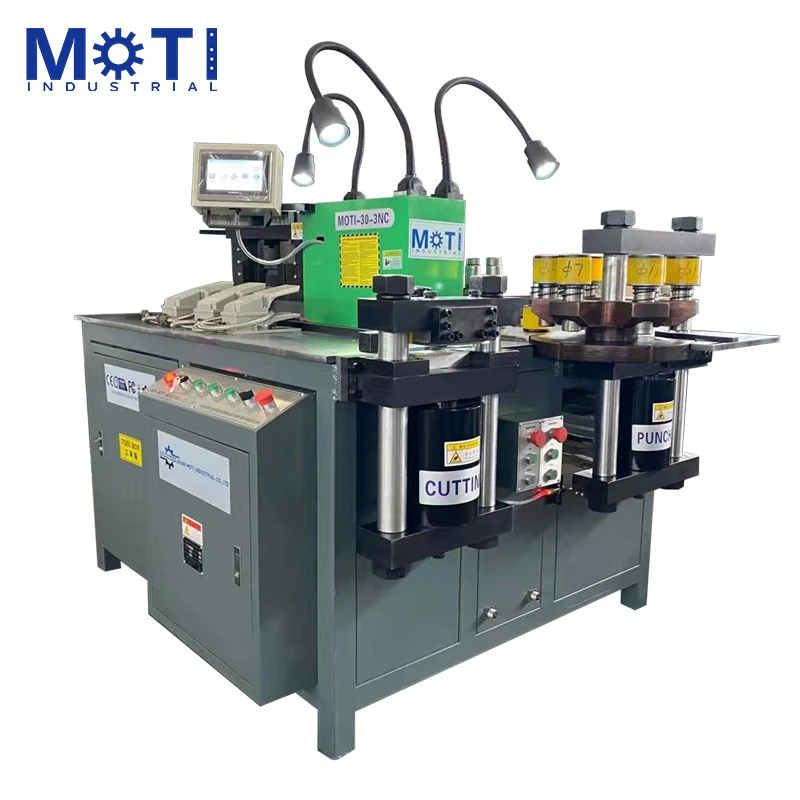 copper busbars twist machine