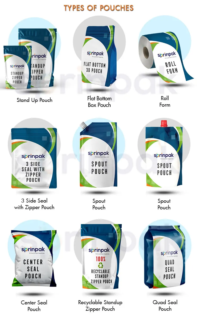 Wholesale -low Price Zipper Standup Pouch Custom Print Matte Clear Window Press-to-close Zip Lock Eco Friendly Mylar Bag