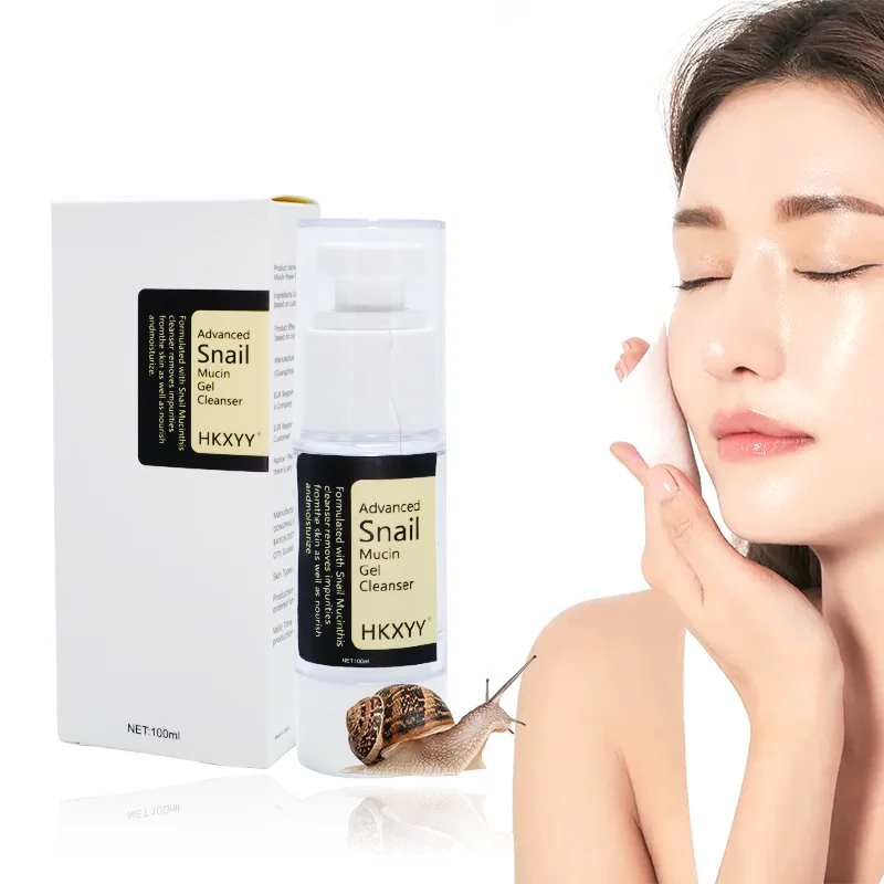 Skin Care Oil Control Deep Cleansing Moisturizing Facial Cleanser Snail Mucin Gel Moisturizing Cleanser