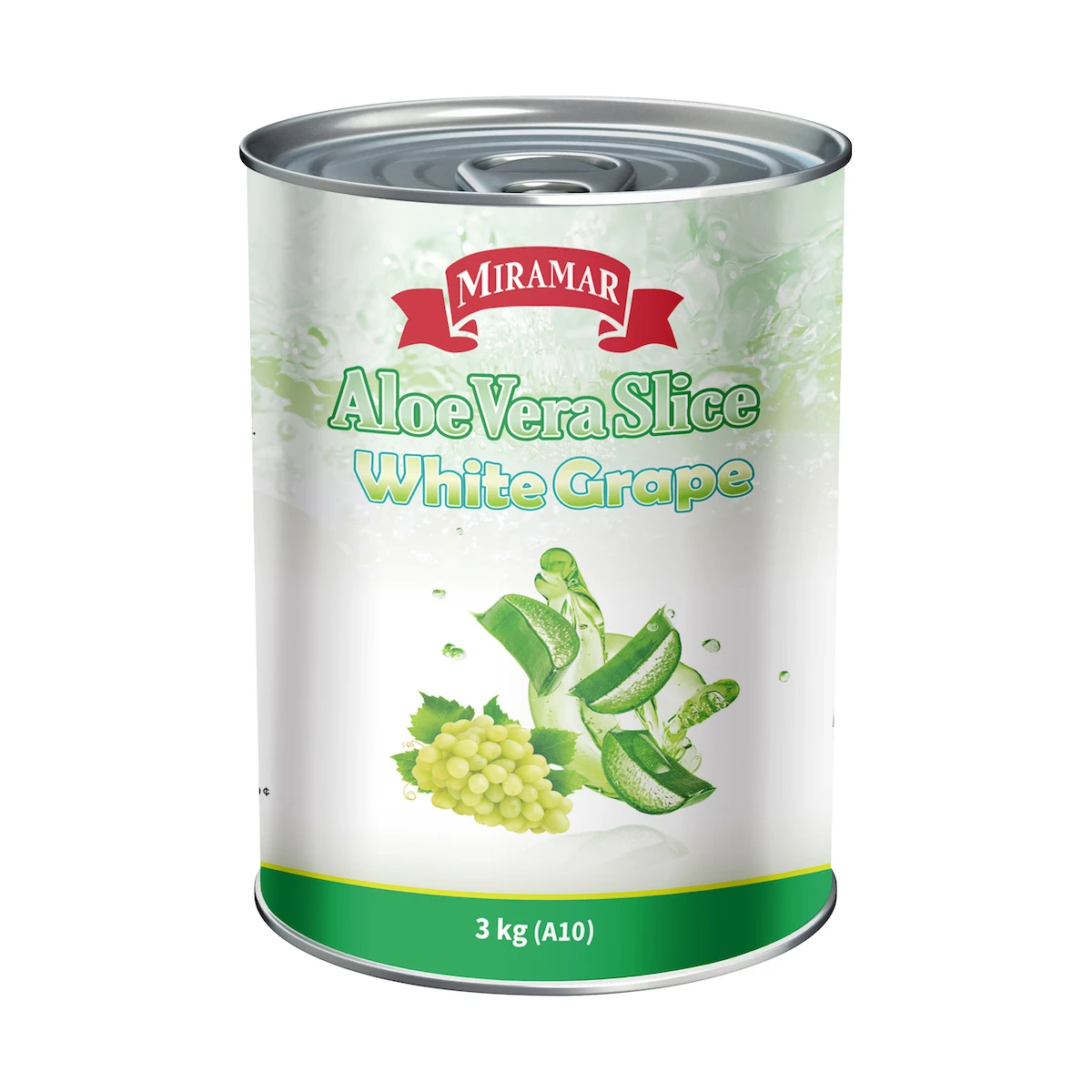 Aloe Vera in white grape fruit juice 250ML TIN CAN