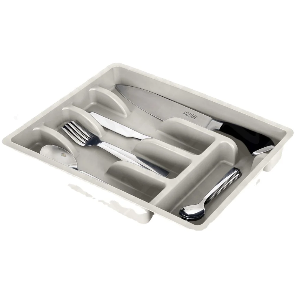 Great Buy Excellent Cost Efficiency Cutlery Organizer Tray Drawer Organiser Ashen 36x25,5 Centimeter