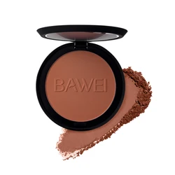 ODM OEM Private Label High Pigmented Glitter And Matte Cheek Blush Lightweight Rose Pink Makeup Powder Blusher