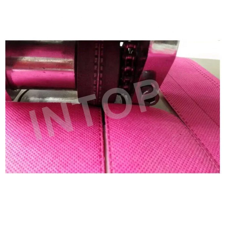 Thermoplastic Fabric Welding Cutting 100mm Ultrasonic Lace Sewing Machine For Garments And Curtain