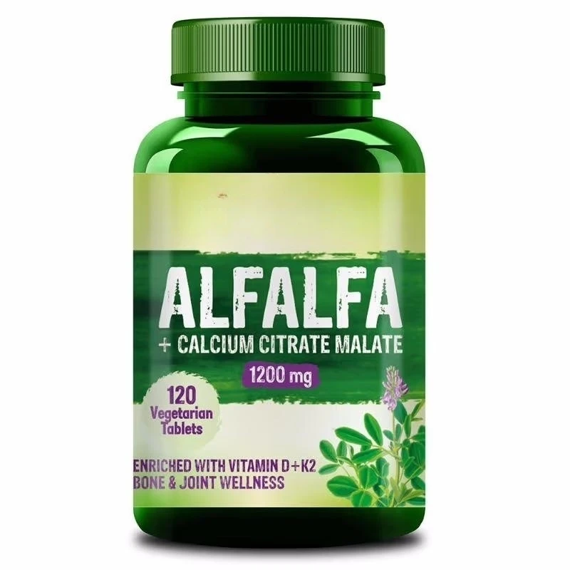 Herbal Supplements  Vitamin K Green Superfoods Alfalfa Tablets