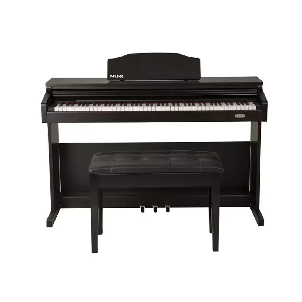 Effective Digital Beginner TMW 520 Musical Black Modern Style 88 Scaled Keys Color Instrument Multilayered Piano