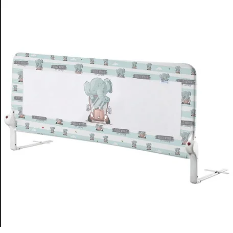 Safety Bed Side Fence Guard Crib Rails Portable Toddlers Adjustable Protective Durable Baby Pink Space Sale Top Kids Blue Metal