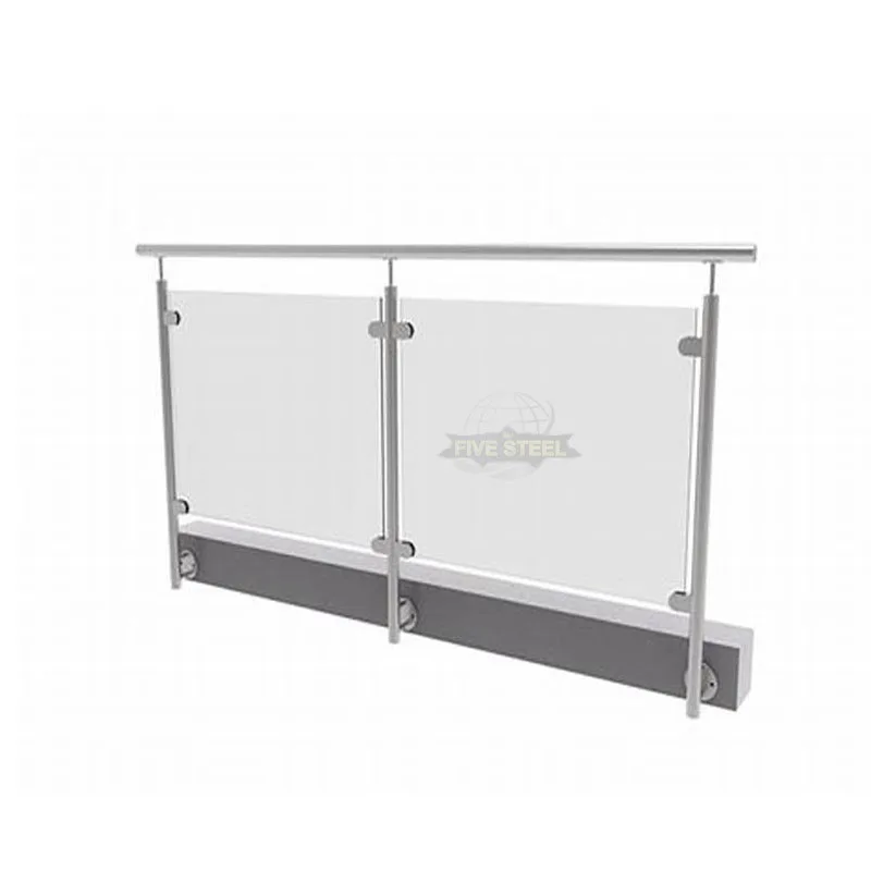 Garden Fencing Stainless Steel Glass Balustrade Railing System Glass Handrail Balcony Balustrade