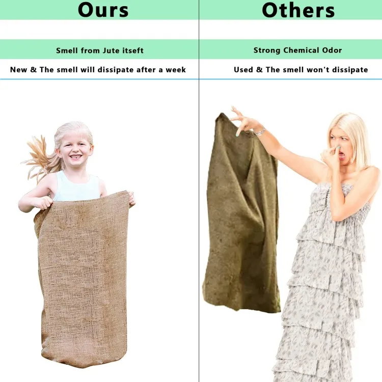 Hot Selling rice jute sack bag 50 kg custom size gunny sack gift bags coffee bean jute pouch jute bag copra sack