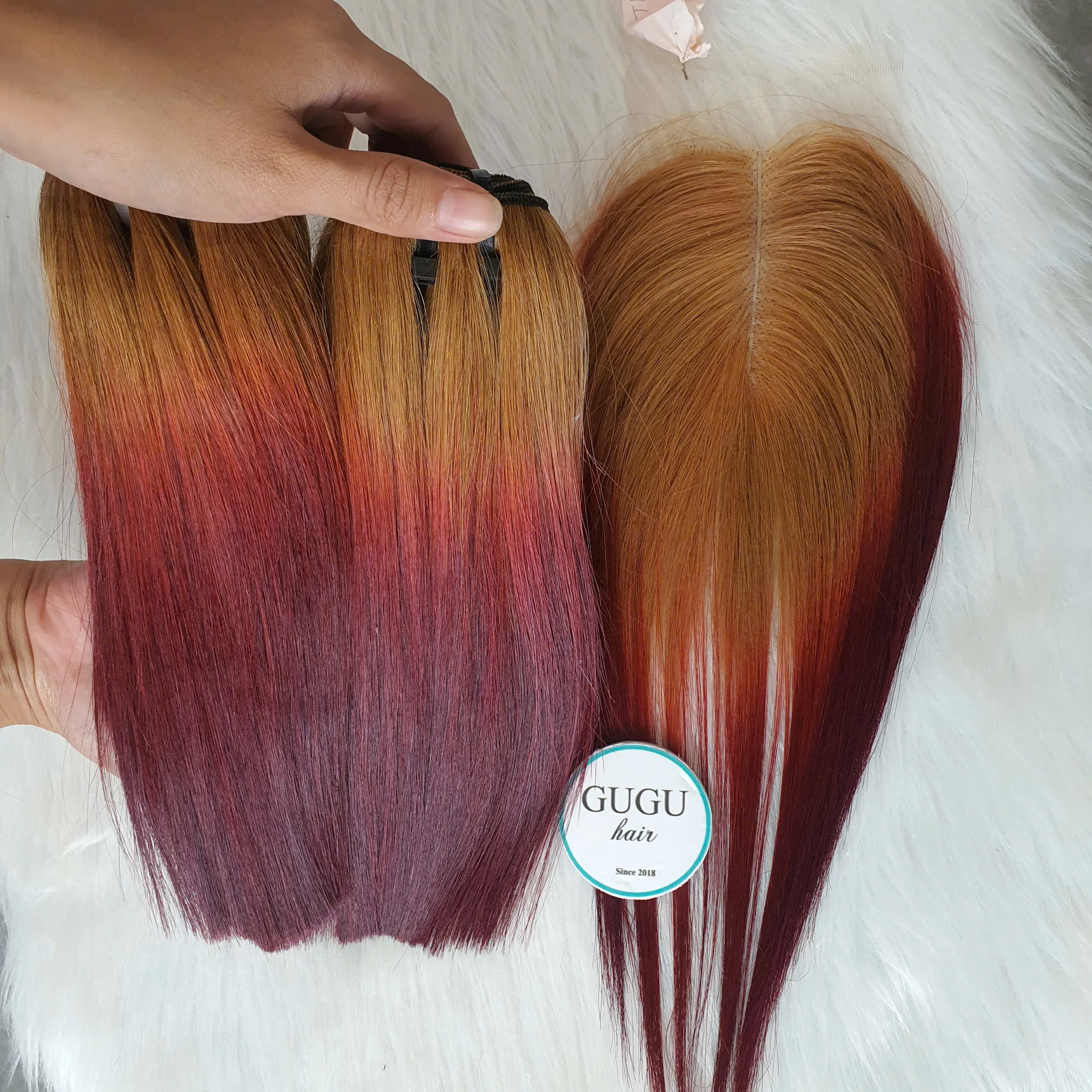 Straight Genius Virgin Hair Wholesale One Donor Double Drawn Natural Color vVietnamese Genius Weft Hair Human Hair Extension