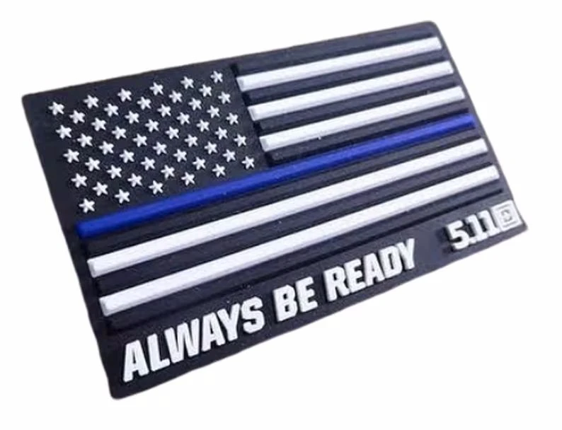Free sample velcro soft pvc textile label wholesale 3d embossed logo custom pvc rubber tactical patch for clothing