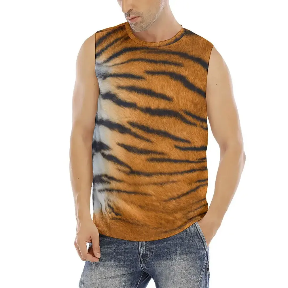 Top Quality Sports gym Men Tank Tops Bodybuilding Singlet Cotton Polyester Made Gym Vests Training Men tank top