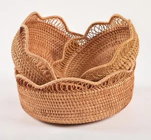 Корзина из ротанга