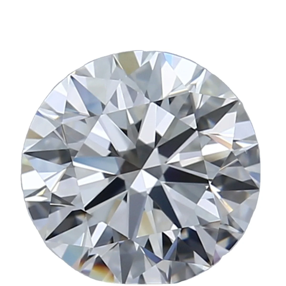 1 CT Diamond Round Cut White F Color VS1 Clarity Customize Loose Diamond for Jewelry Accessories High Quality Lab Grown Diamond