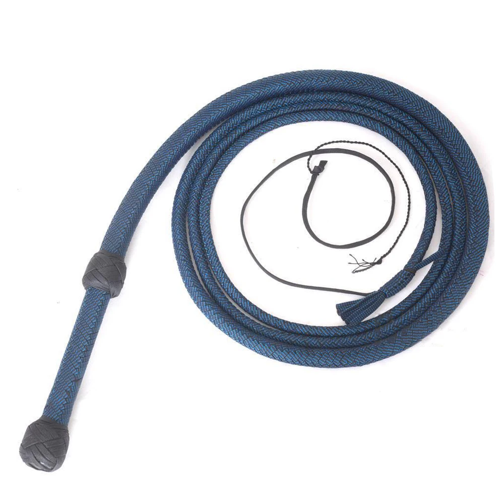 Most Popular Para-Cord Nylon Hand Made Red Black Horse Whip Wholesale Equestrian Factory Supplier