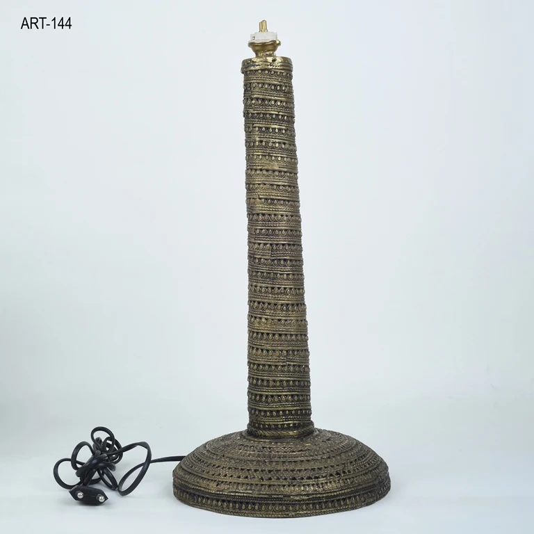 Bell metal Vintage Lamp , Dhokra Art , Brass Item