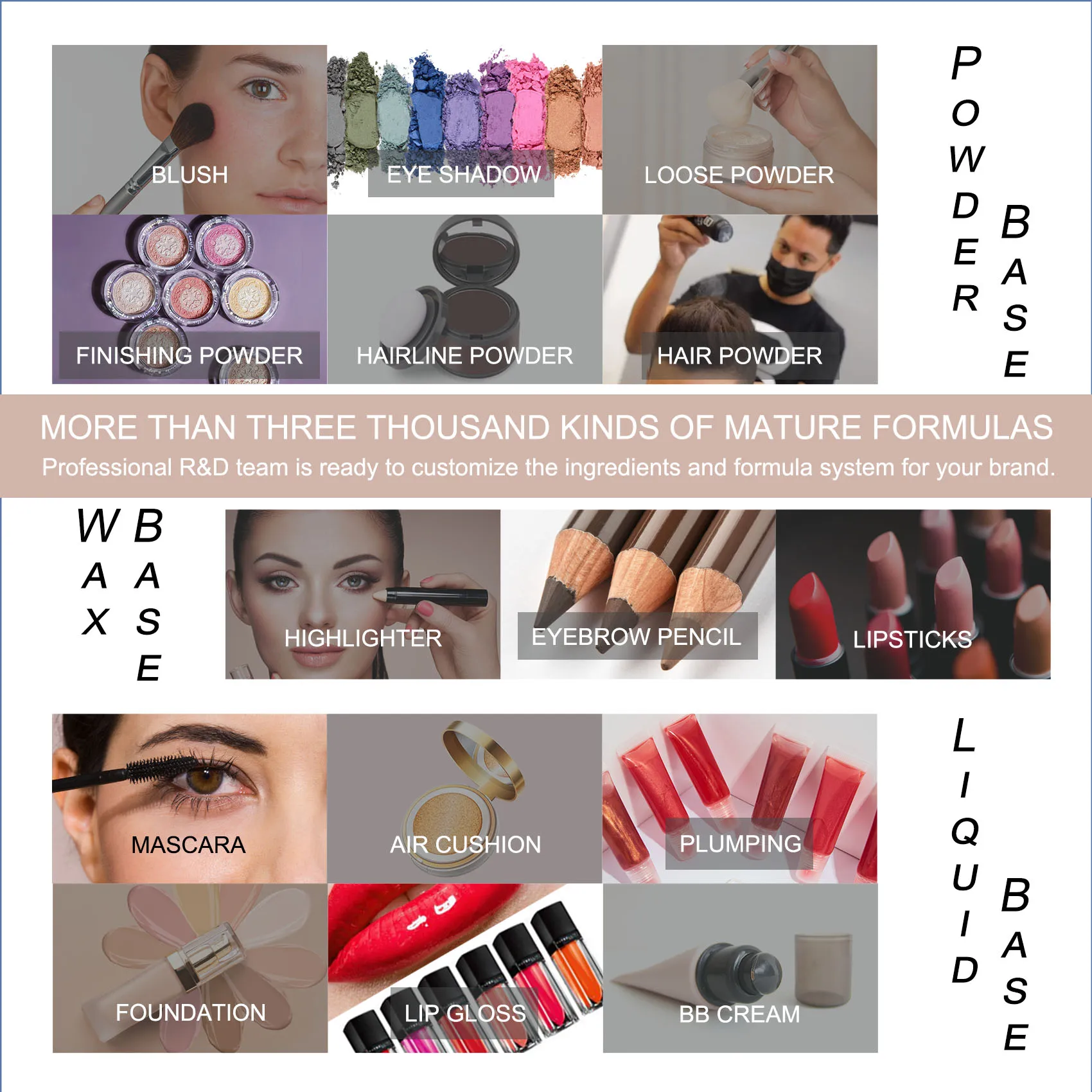 7-Color Glitter Brightening Face Makeup Long Lasting Glow Private Label Blush Cream Custom Logo for All Skin