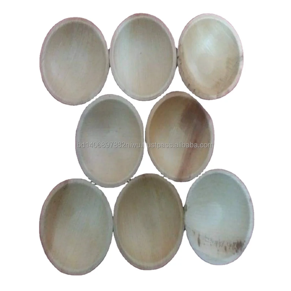 Natural Areca Palm Leaf Disposable Dinnerware Leaf Plates Match Spoon Knife Fork Napkin Cup Areca Palm Leaf Plates & Bowls