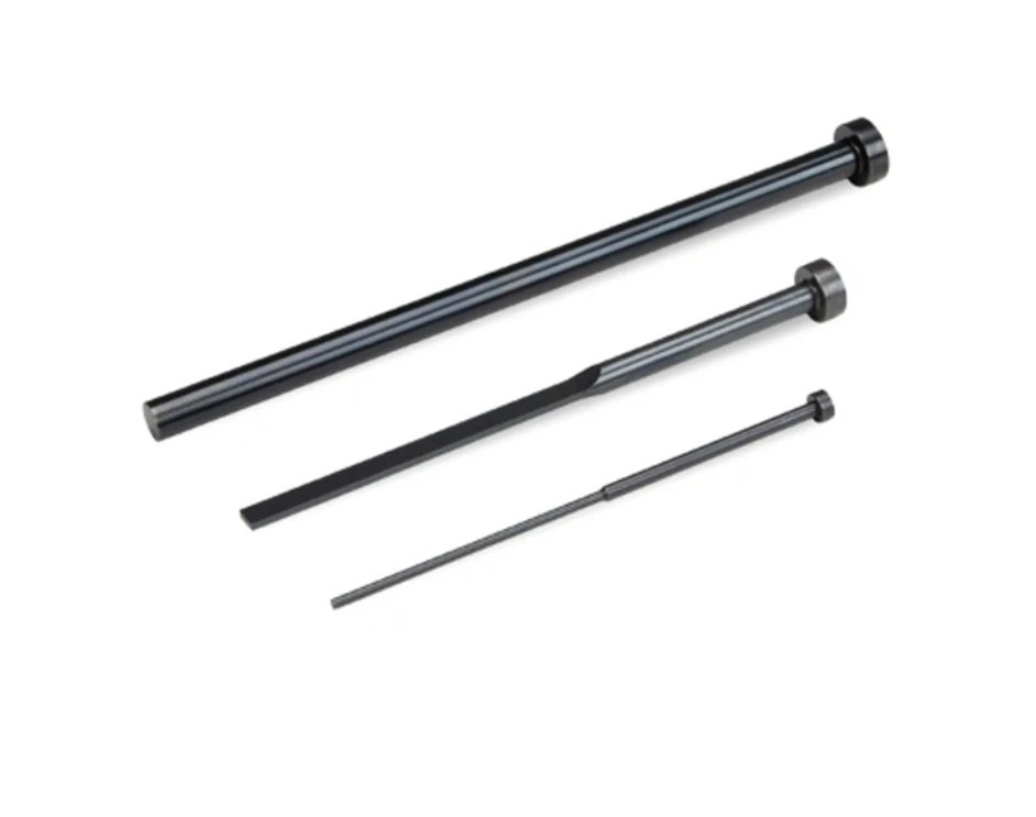 HASCO DME Straight step flat Ejector Pin Nitriding SKD61 SKH51 DIN injection mould Ejector Pin sleeve