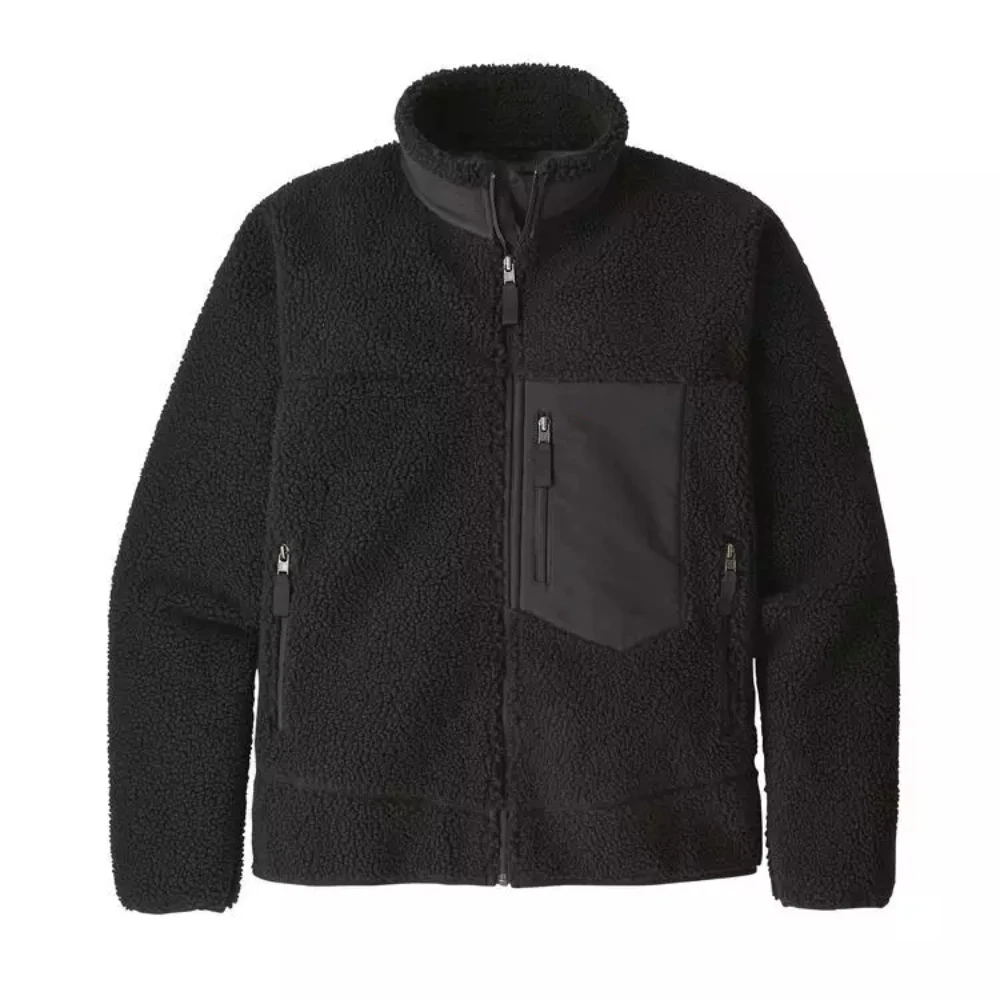 RLI New Design Customized Style Outdoor Sherpa Fleece Jacket For Men