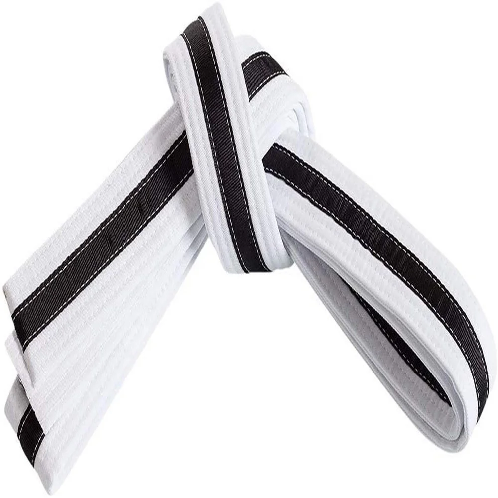 Custom 160cm - 360cm Various Colors Durable Belts 100% Cotton Martial Art Bjj Judo Karate Taekwondo Black Belts